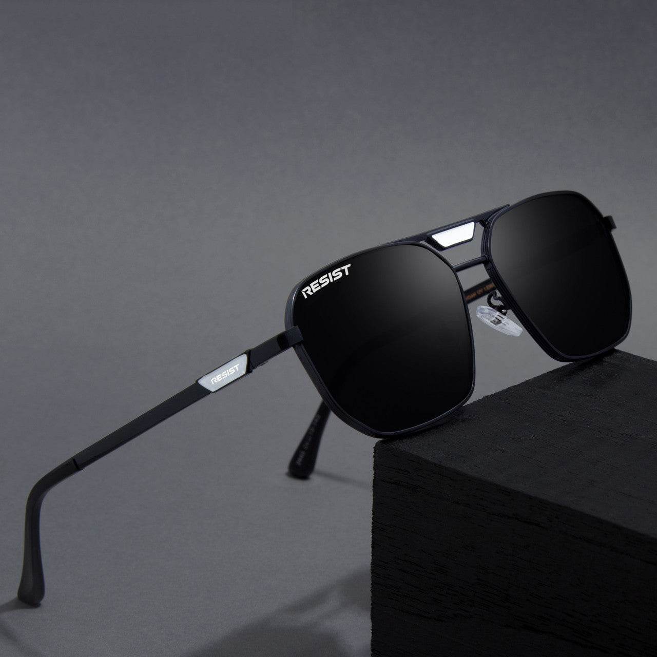 Noah Retro Square Sunglasses – Metal Frame - Mens Attire