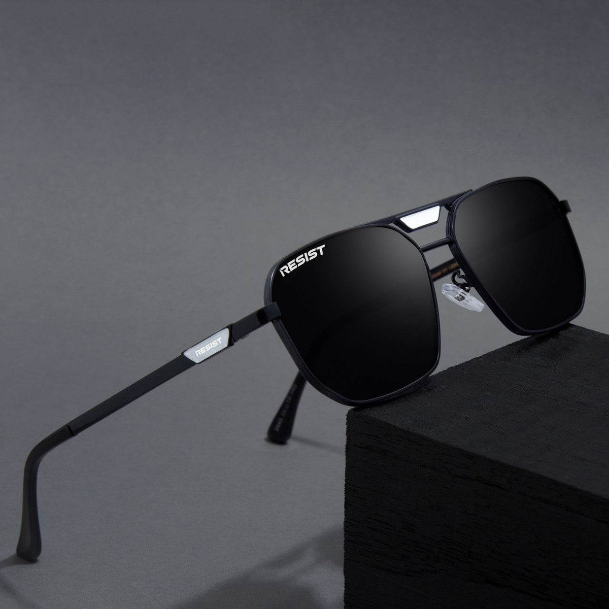 Noah Retro Square Sunglasses – Metal Frame - Mens Attire