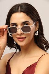 Classic Clear Black Wayfarer Sunglasses (55 mm) - Mens Attire