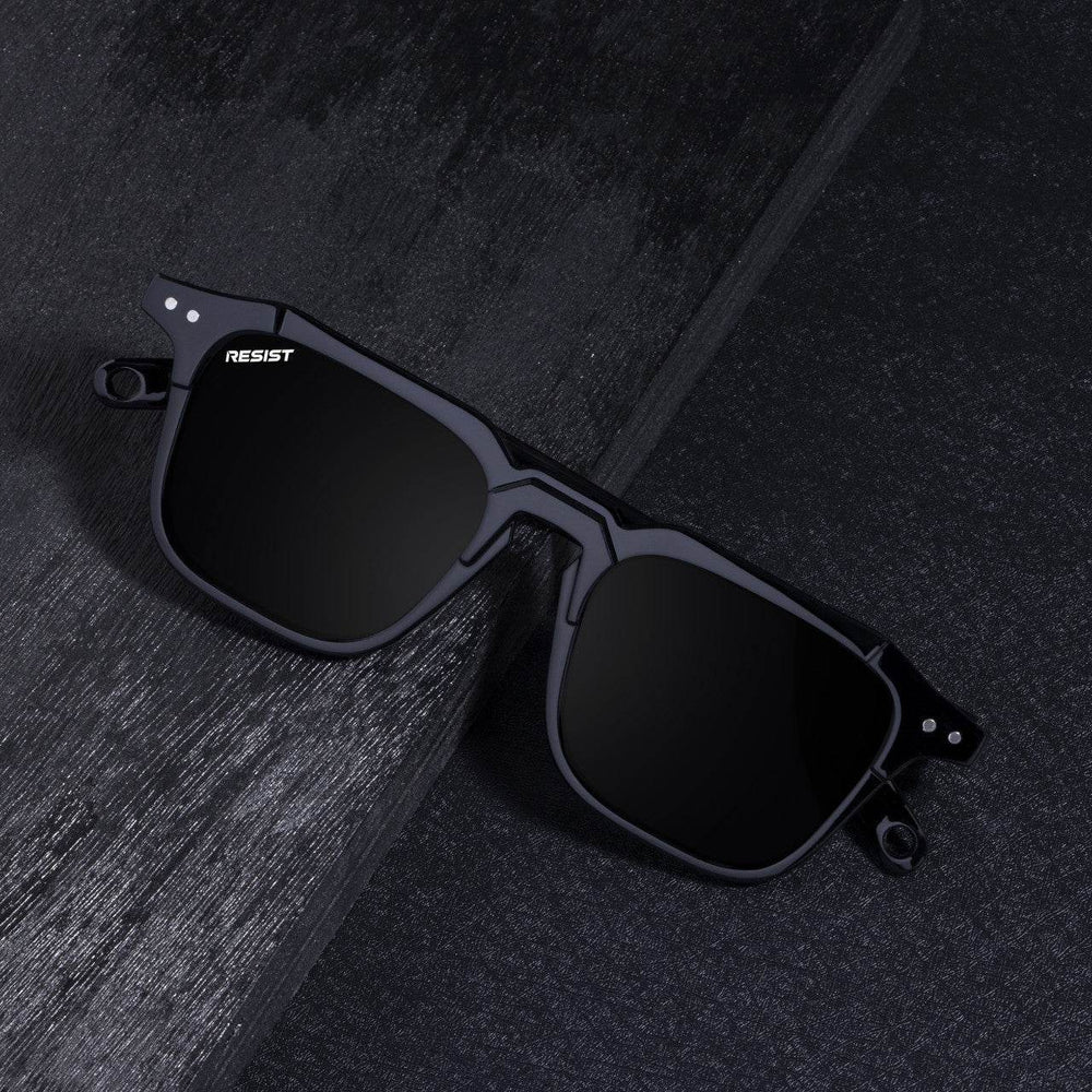 Classic Black Wayfarer Sunglasses (52 mm) - Mens Attire