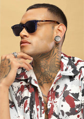 Classic Wayfarer Blue Tiger Sunglasses (58 mm) - Mens Attire