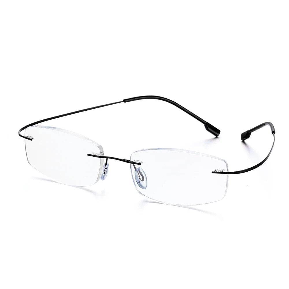 Mens Attire Memory Titanium Eyeglasses for Men Lightweight Frames - Mens Attire