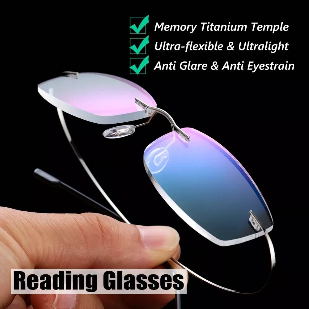 Mens Attire Memory Titanium Eyeglasses for Men Lightweight Frames - Mens Attire