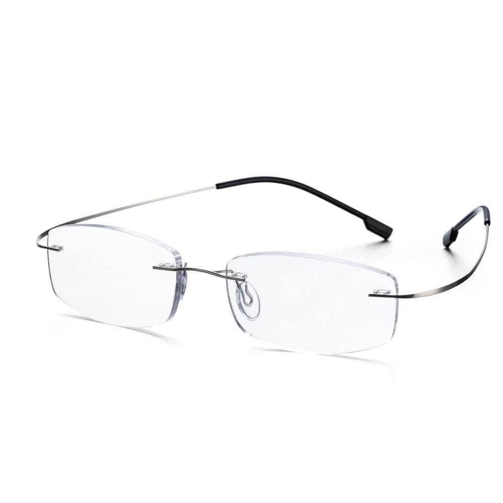 Mens Attire Memory Titanium Eyeglasses for Men Lightweight Frames - Mens Attire