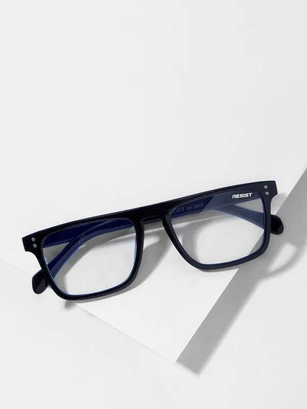 Mens Attire Men's Black Eyeglass Frames Anti-Blue Light - Mens Attire