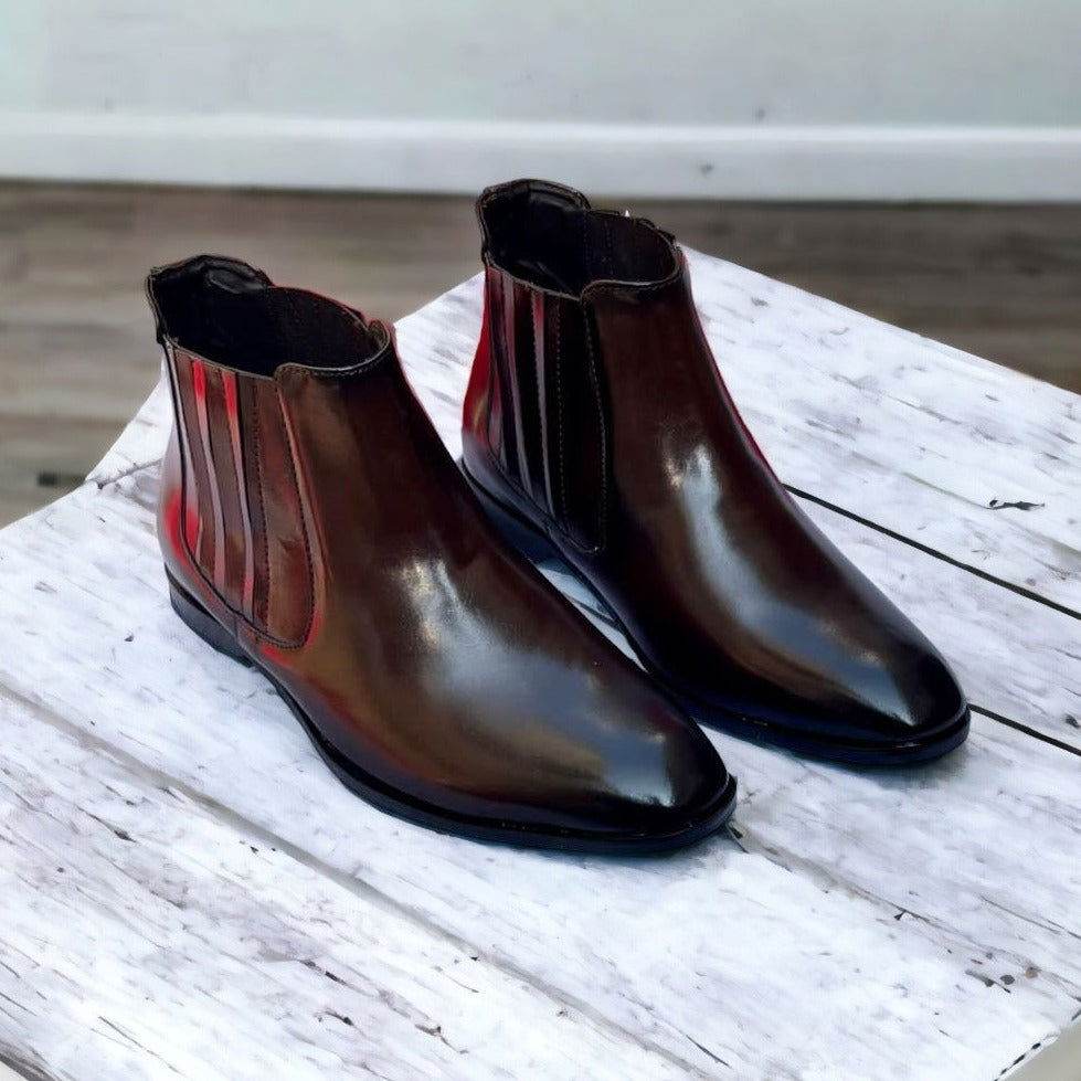 Mens Attire Men's Chelsea Boots for Party Wear - Stylish - Mens Attire