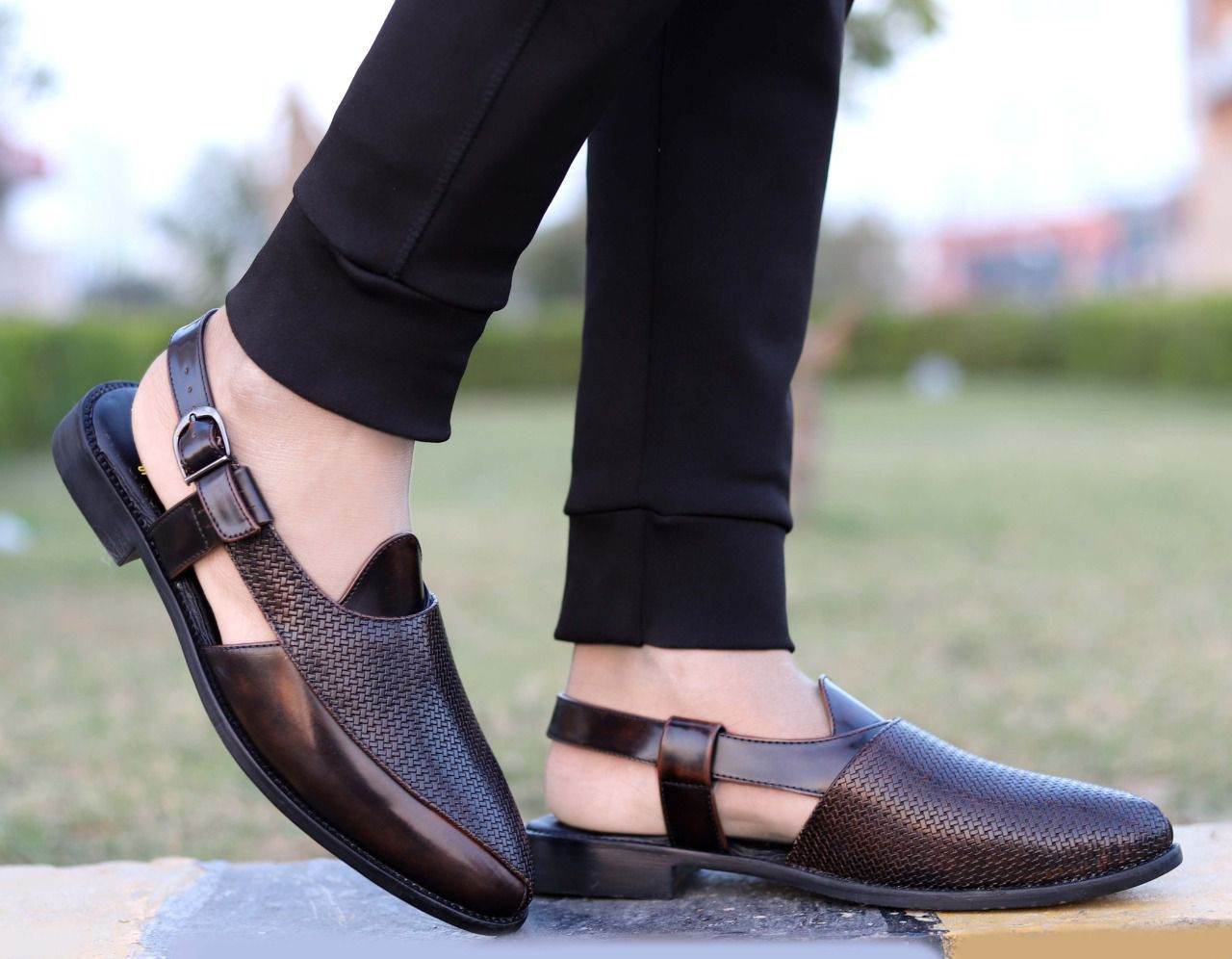 Mens Attire Men's Peshawari Chappal for Weddings - Stylish & Comfortable - Mens Attire