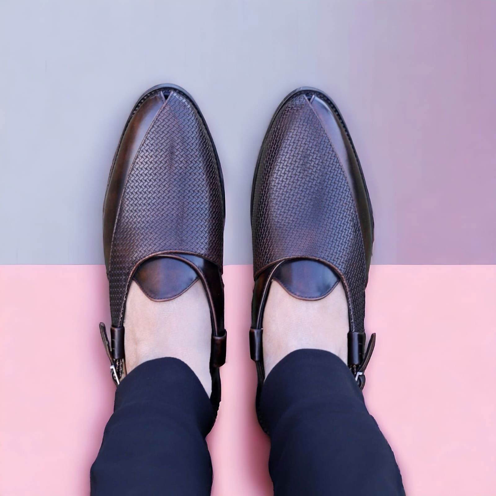 Mens Attire Men's Peshawari Chappal for Weddings - Stylish & Comfortable - Mens Attire