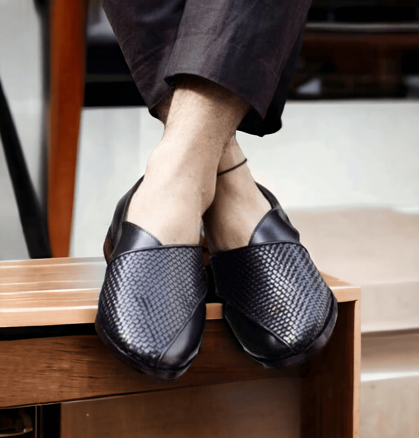 Mens Attire Mens Peshawari Chappal Shoes Brown Leather - Mens Attire