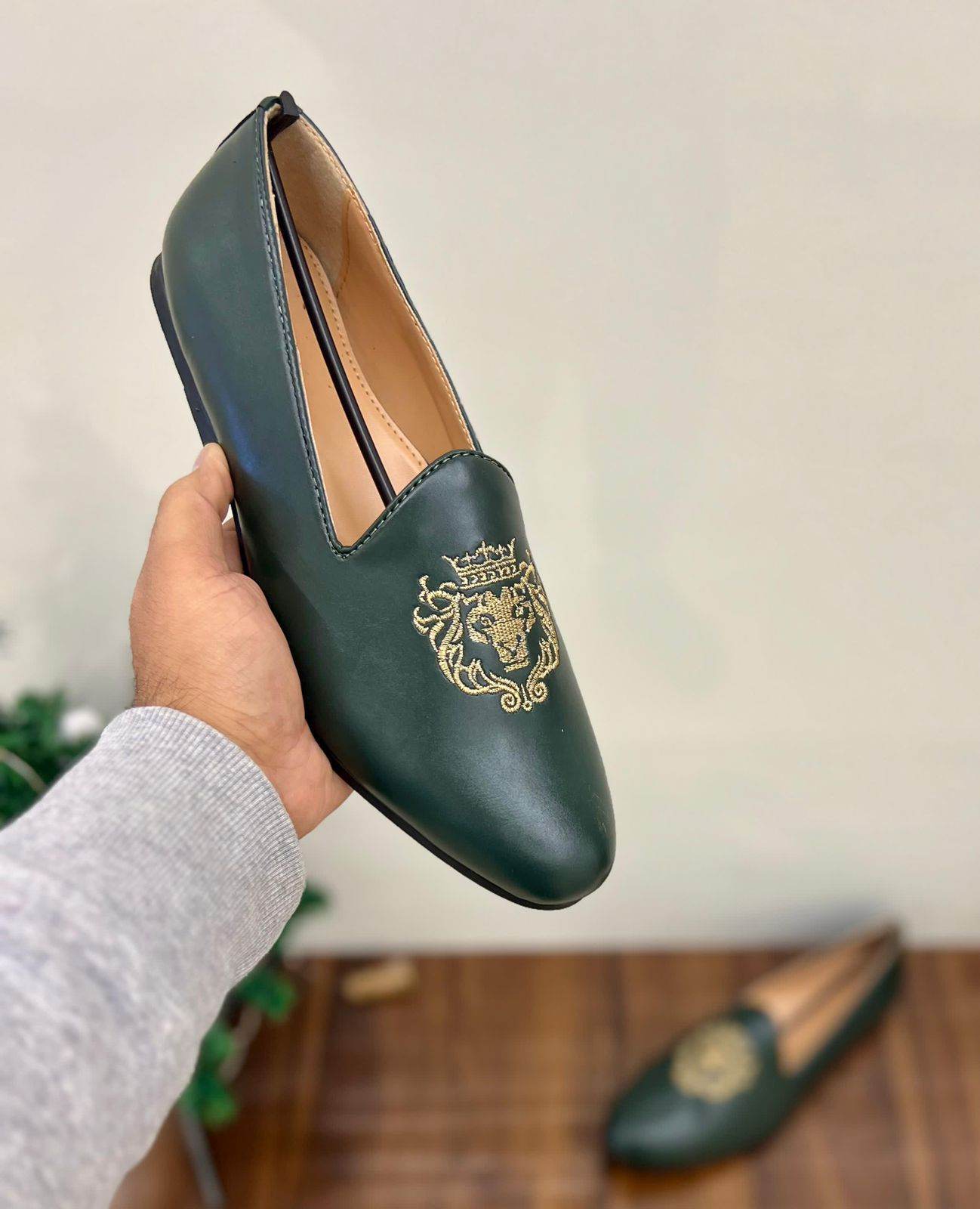 Mens Attire Men's Premium Slip On Shoes - Elegant Flat Shoes - Mens Attire