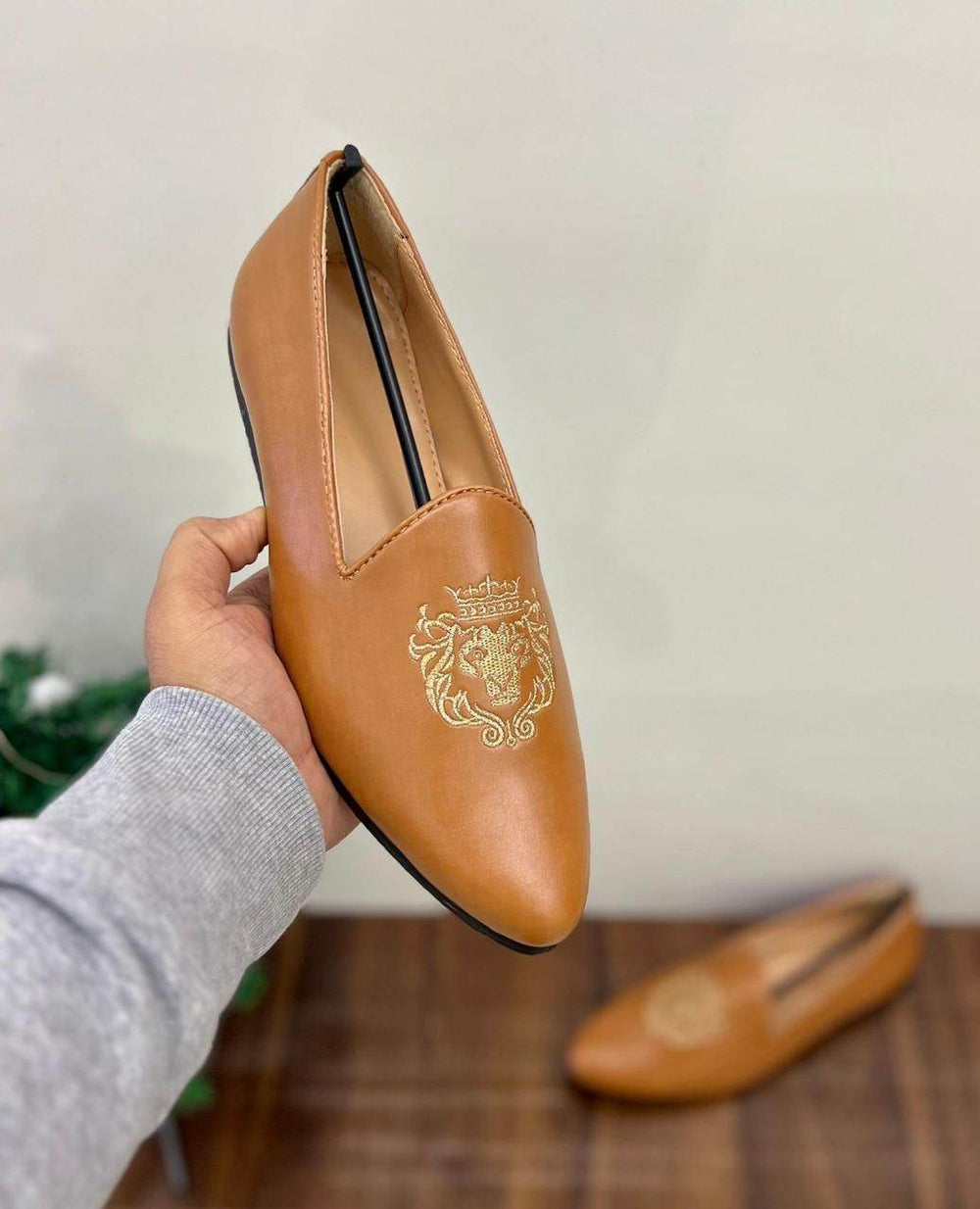 Mens Attire Men's Premium Slip On Shoes - Elegant Flat Shoes - Mens Attire