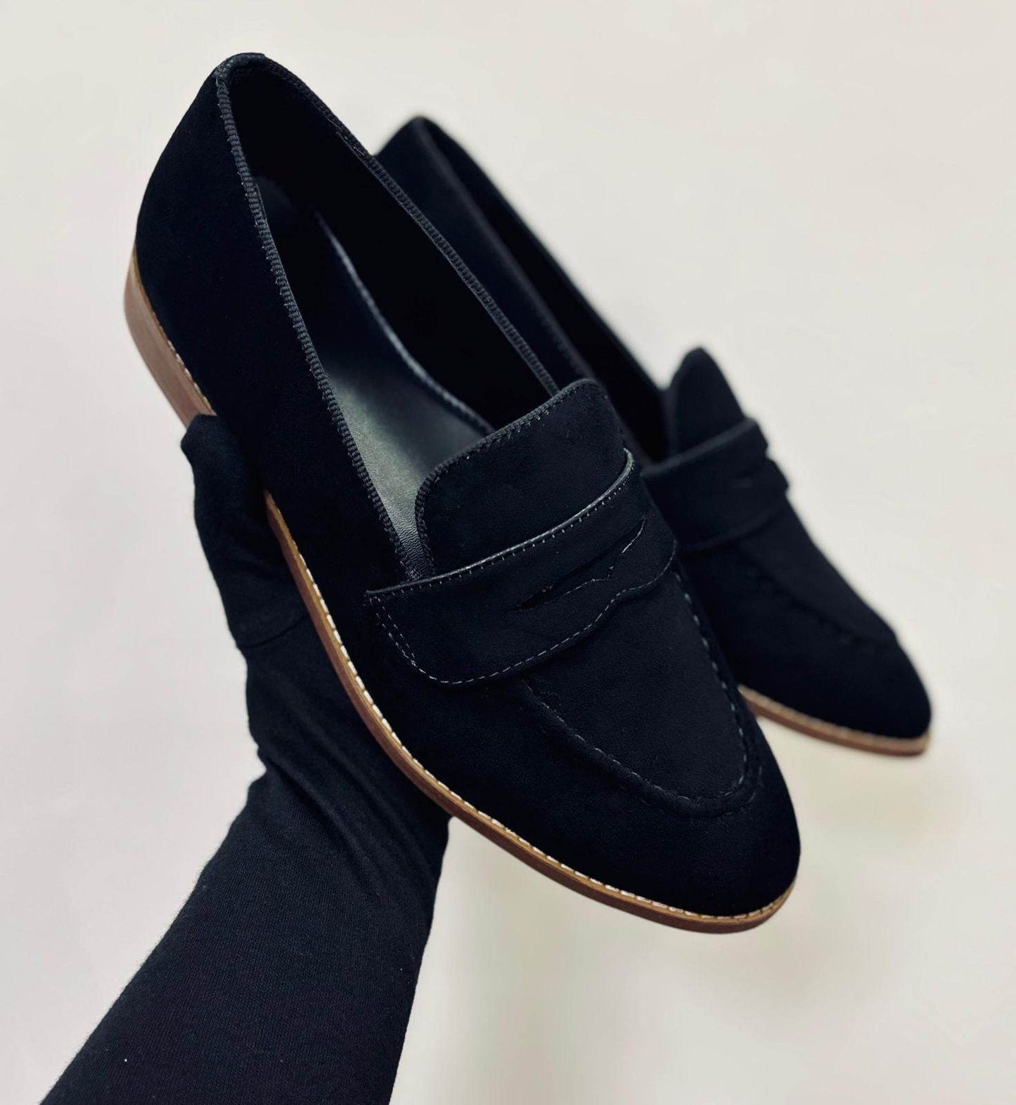 Men's Attire Men's Suede Slip-On Shoes - Casual Loafers 