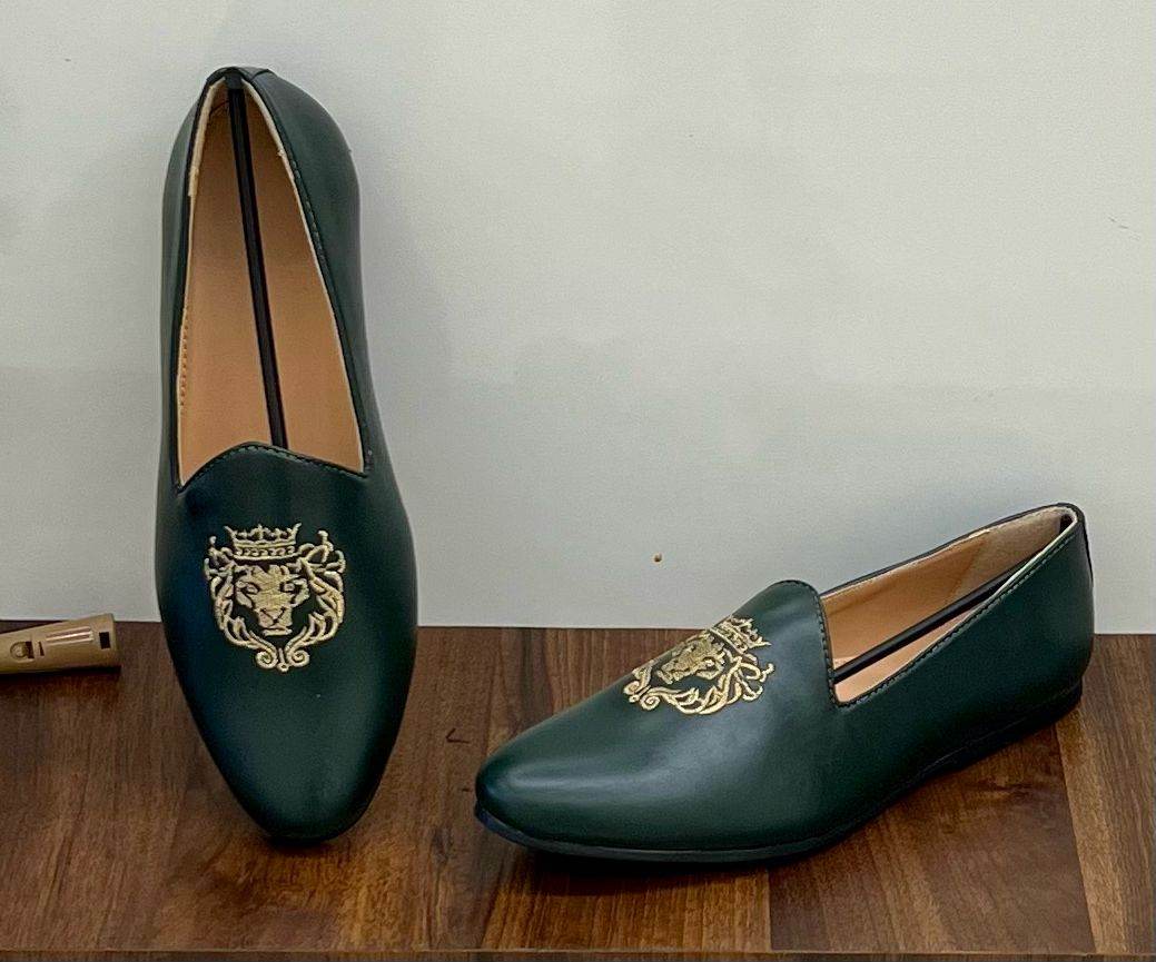 Mens Attire Men's Wedding Slip On Loafers - Elegant Brown - Mens Attire