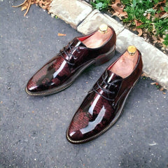 Mens Attire Men's World Map Lace Up Shoes - Stylish & Elegant - Mens Attire