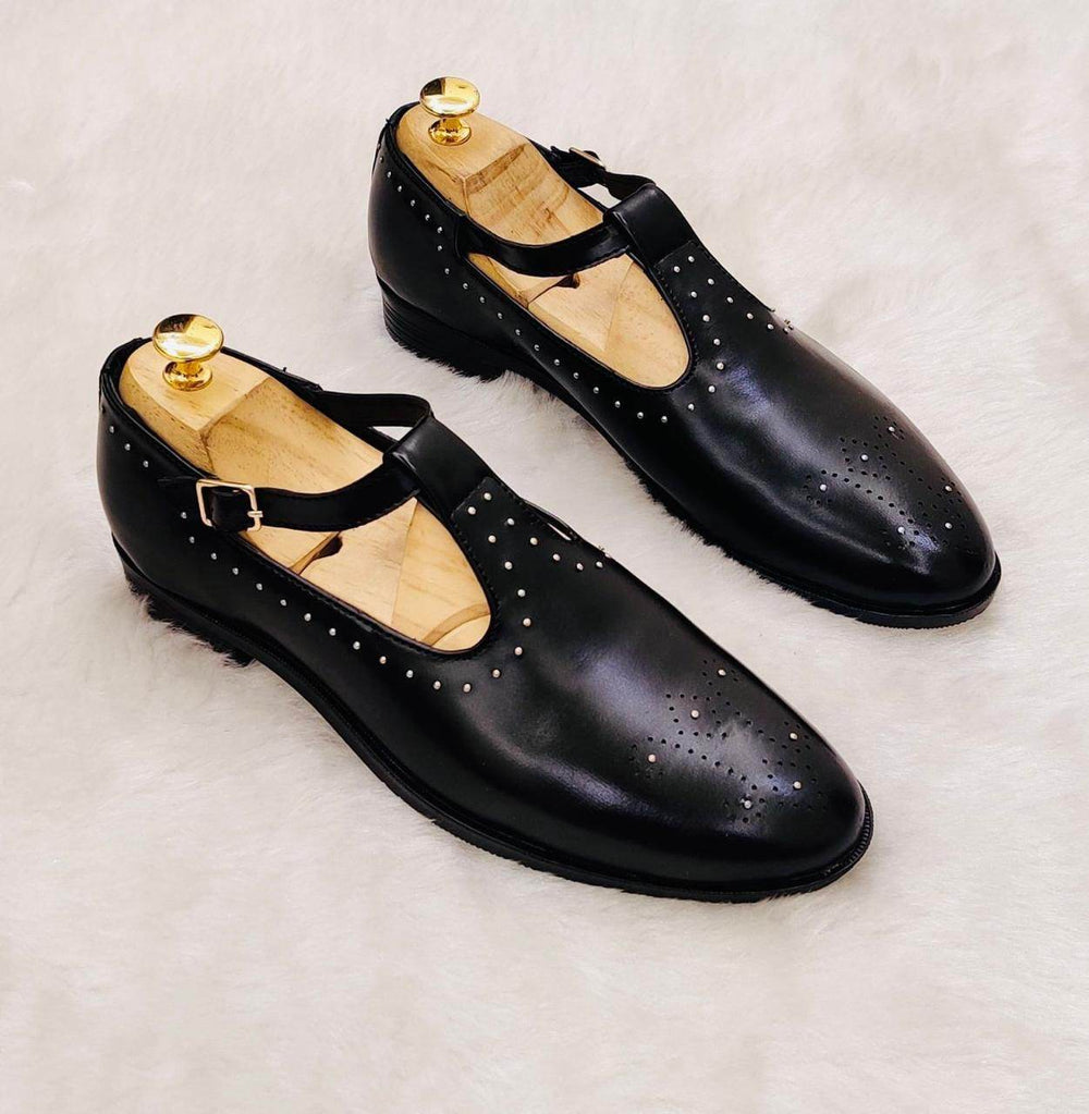 Mens Attire Peshawari Shoes for Men Wedding Brown - Mens Attire