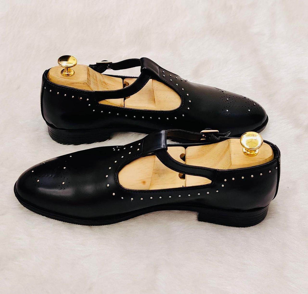 Mens Attire Peshawari Shoes for Men Wedding Brown - Mens Attire