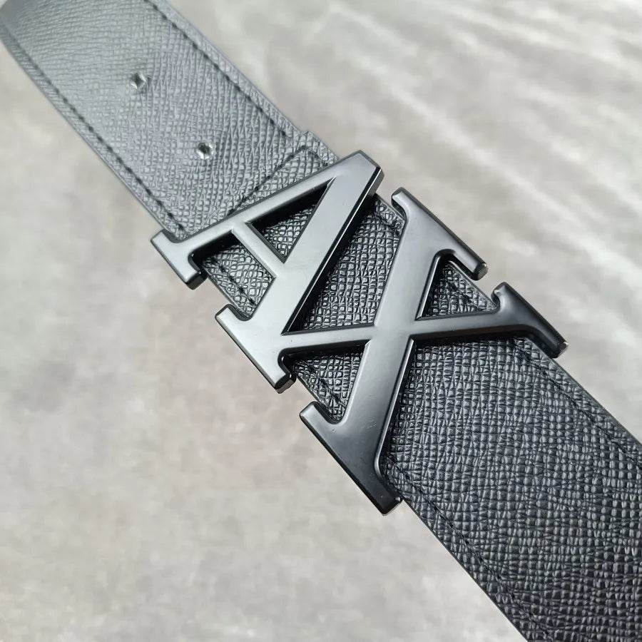 Men's Leather Pin Buckle Belt - Mens Attire