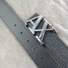 Men's Leather Pin Buckle Belt - Mens Attire