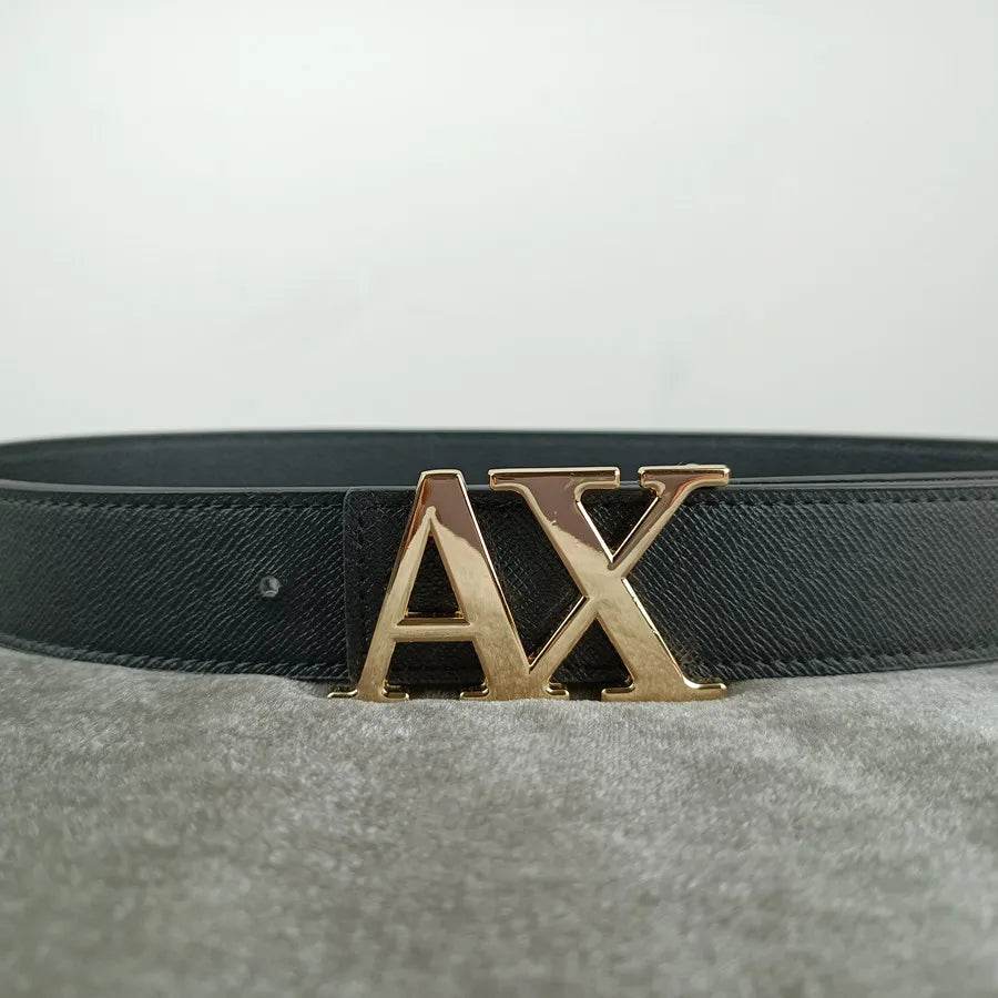 Men's Leather Pin Buckle Belt - Mens Attire