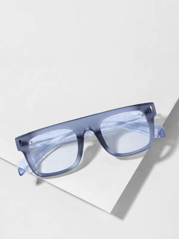 Mens Attire Clear Square Eyeglasses for Men - Antiblue - Mens Attire
