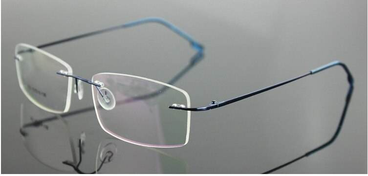 Mens Attire Rimless Titanium Eyeglasses for Men - Mens Attire