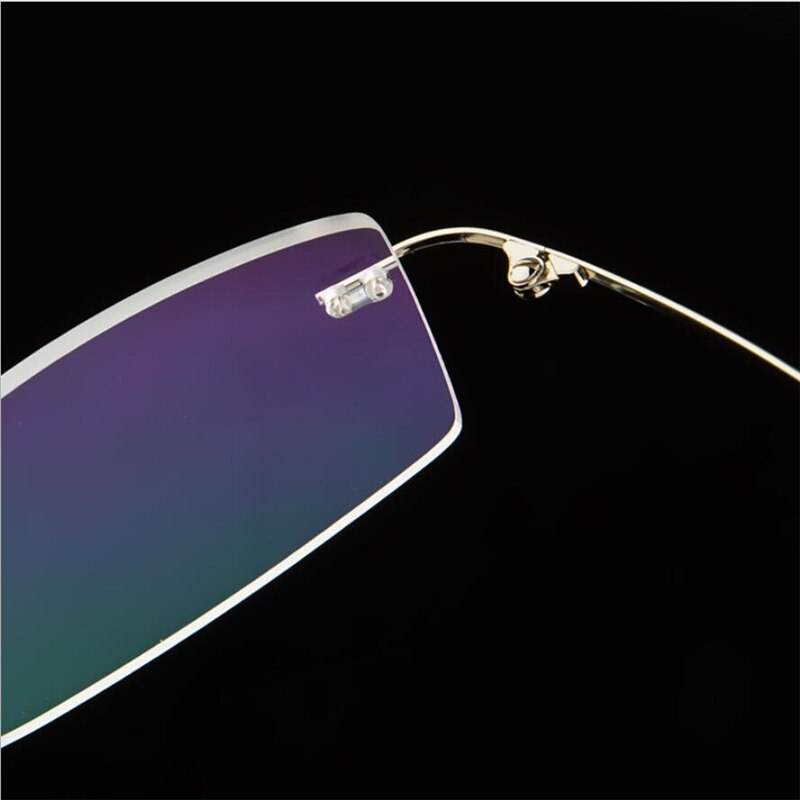Mens Attire Rimless Titanium Eyeglasses for Men - Mens Attire