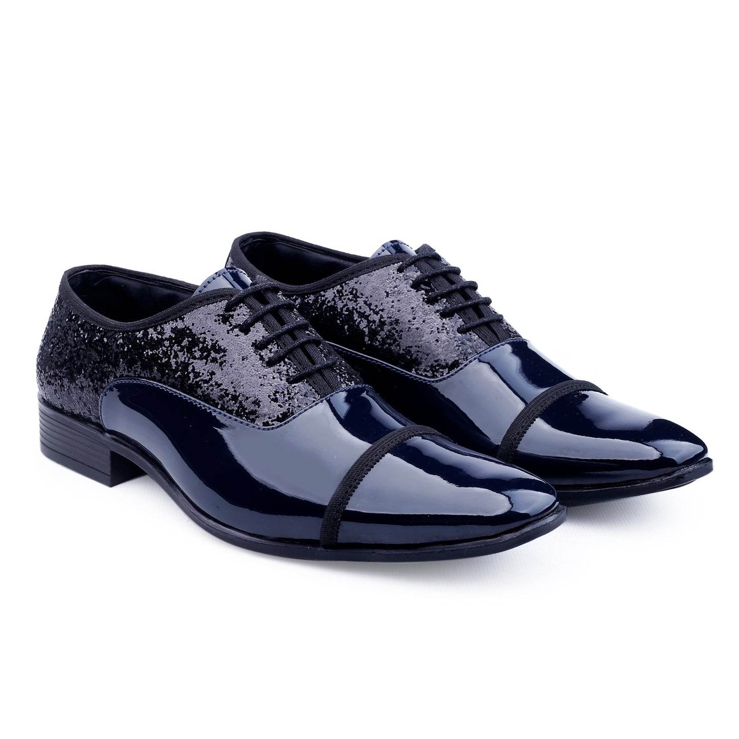 Men's Attire Shiny Oxford Shoes for Men - Elegant Dress Shoes 