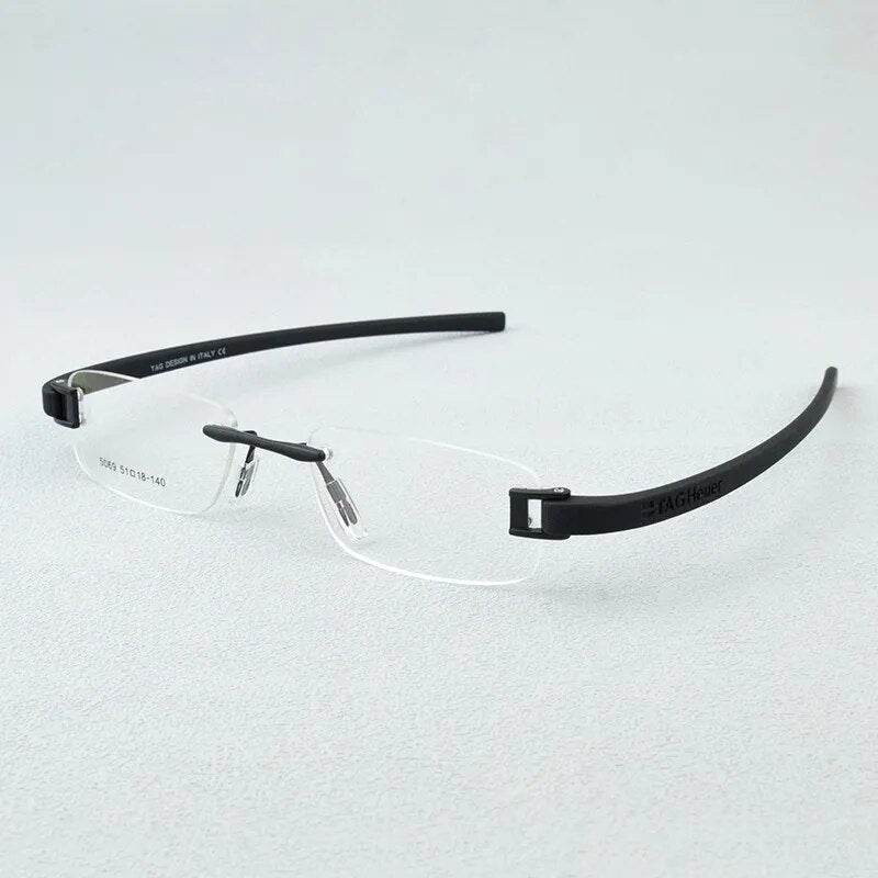 Mens Attire Lightweight Rimless Eyewear Glasses - Mens Attire