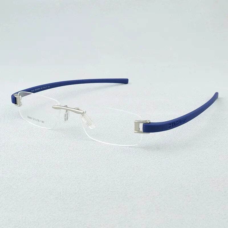 Mens Attire Lightweight Rimless Eyewear Glasses - Mens Attire
