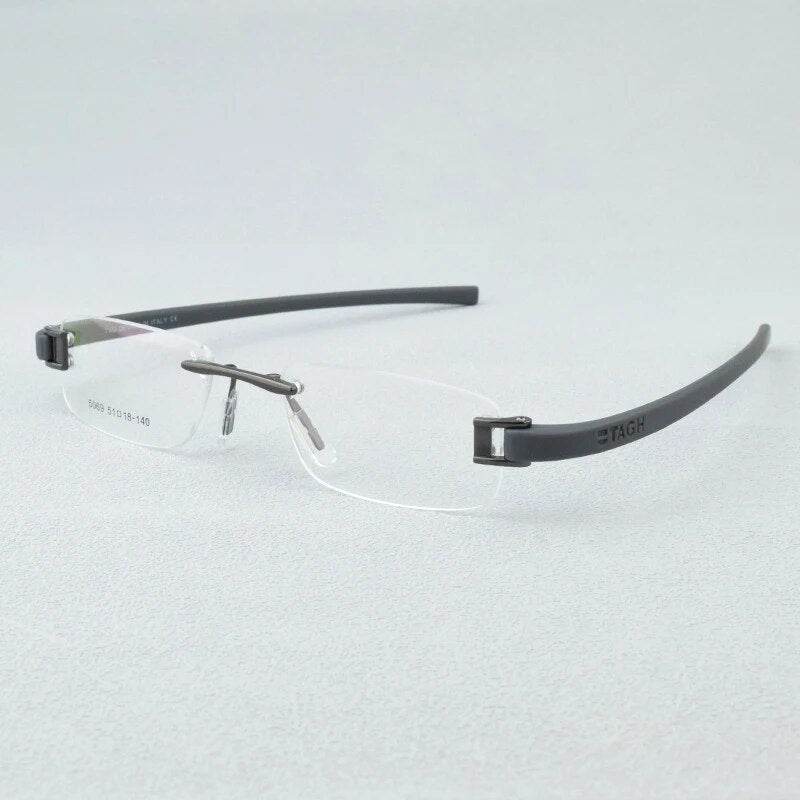 Mens Attire Lightweight Rimless Eyewear Glasses - Mens Attire