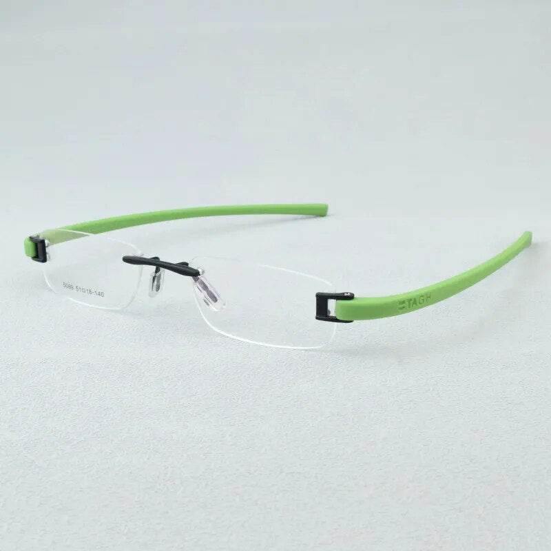 Mens Attire Lightweight Rimless Eyewear Glasses - Mens Attire