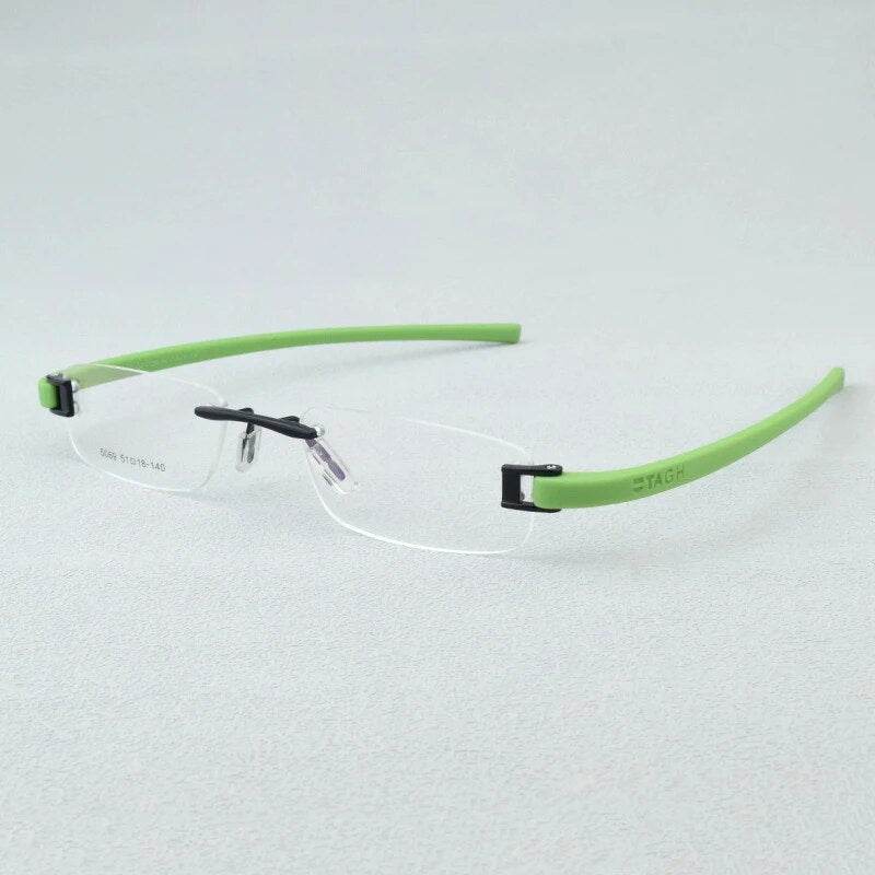 Mens Attire Lightweight Rimless Eyewear Glasses - Mens Attire