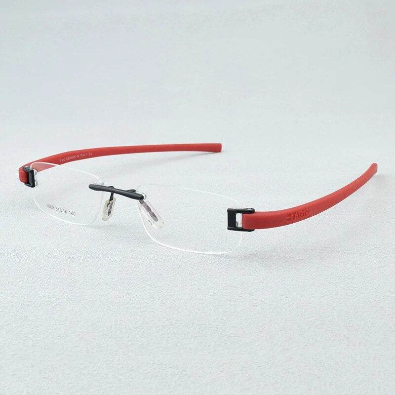 Mens Attire Lightweight Rimless Eyewear Glasses - Mens Attire