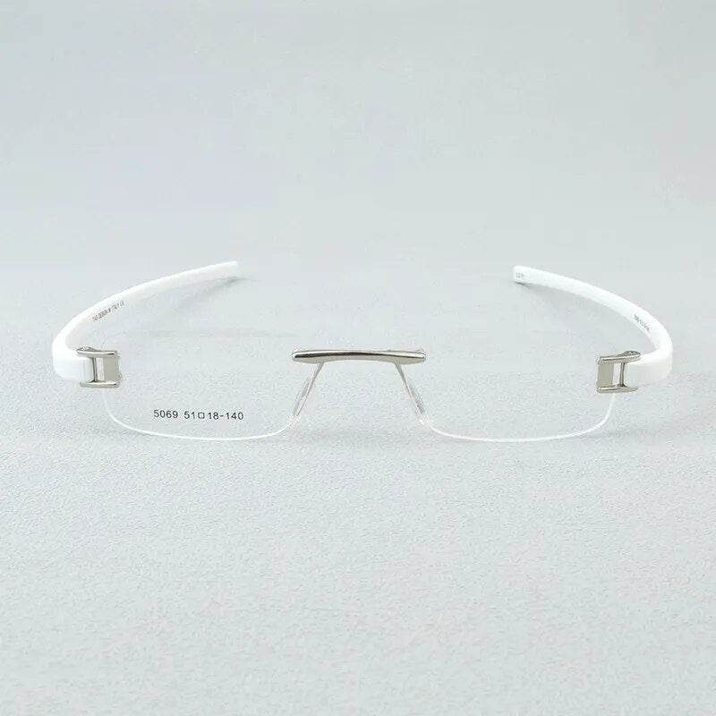 Mens Attire Lightweight Rimless Eyewear Glasses - Mens Attire
