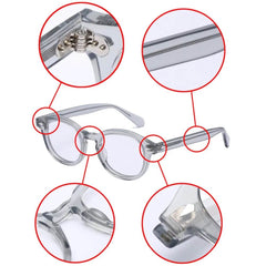 Mens Attire Trendy Clear Frame Glasses Eyeglasses Frames - Mens Attire