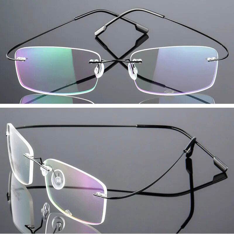 Mens Attire Ultra Light Titanium Eyeglasses for Women - Mens Attire