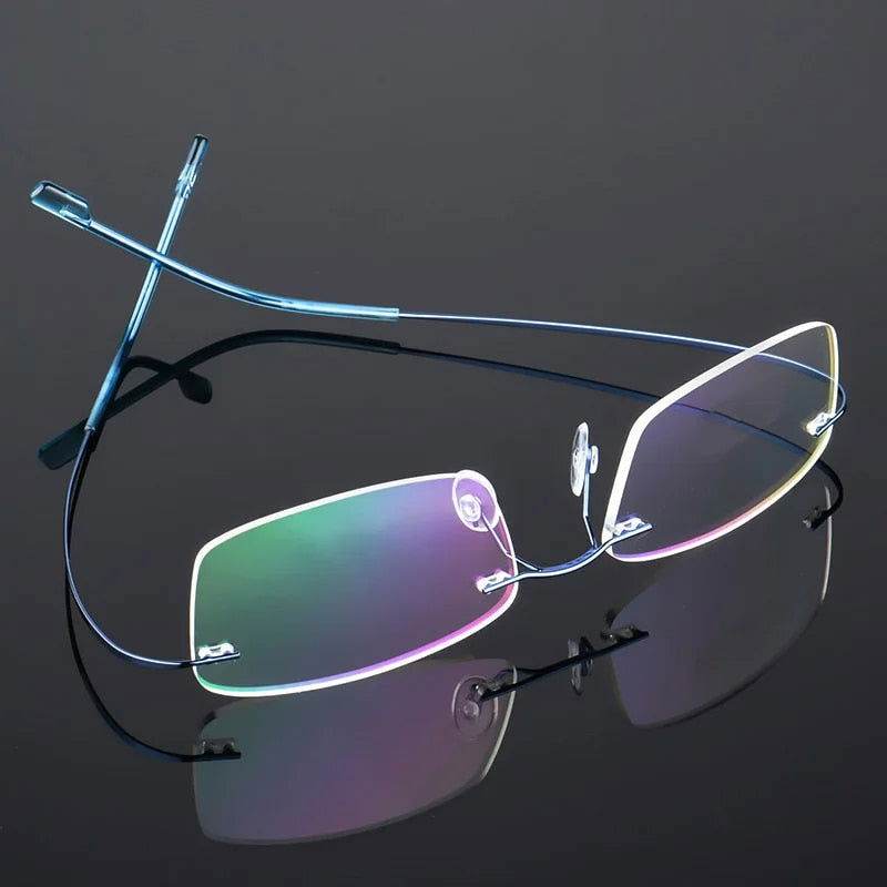 Mens Attire Ultra Light Titanium Eyeglasses for Women - Mens Attire