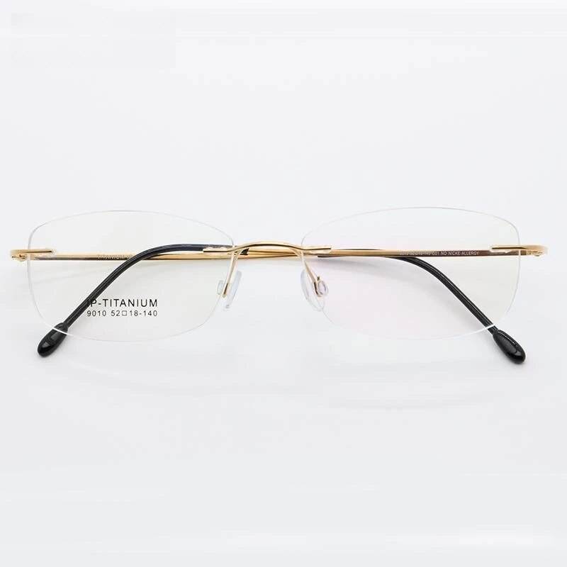 Mens Attire Ultra Light Titanium Eyeglasses for Women - Mens Attire