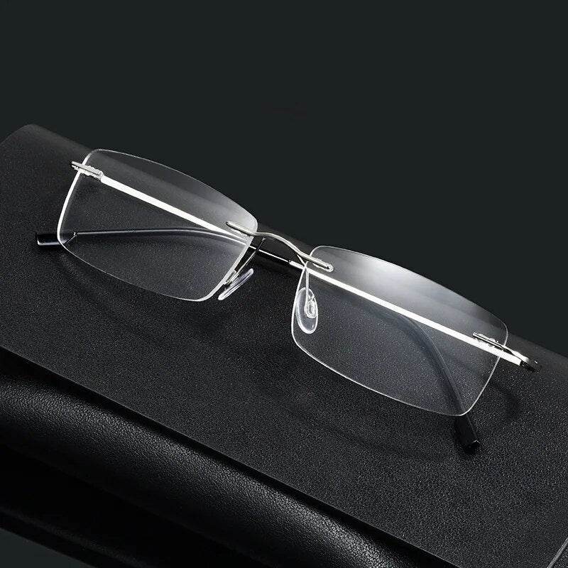 Mens Attire Ultra Light Titanium Eyeglasses for Women - Mens Attire
