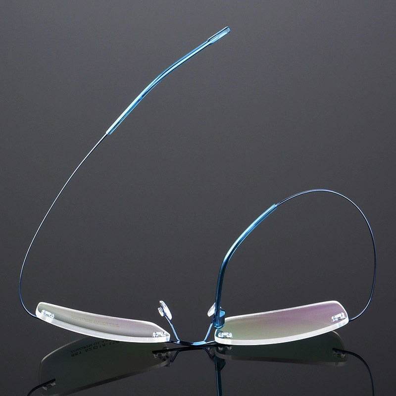 Mens Attire Ultra Light Titanium Eyeglasses for Women - Mens Attire