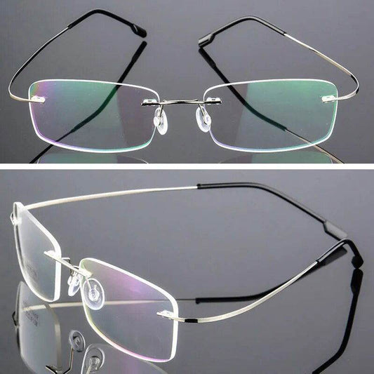 Mens Attire Ultra Light Titanium Eyeglasses for Women - Mens Attire