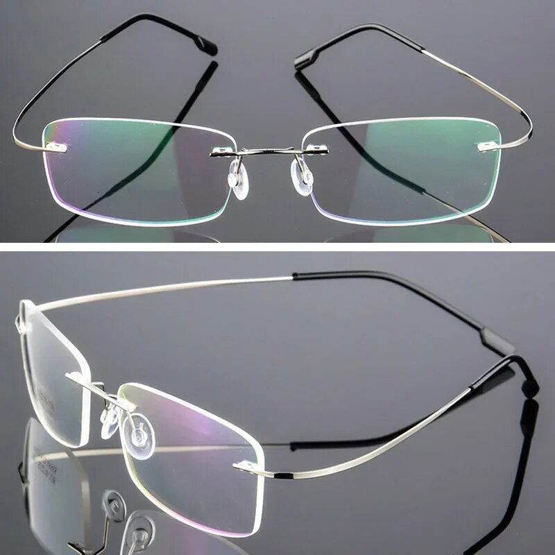 Mens Attire Ultra Light Titanium Eyeglasses for Women - Mens Attire