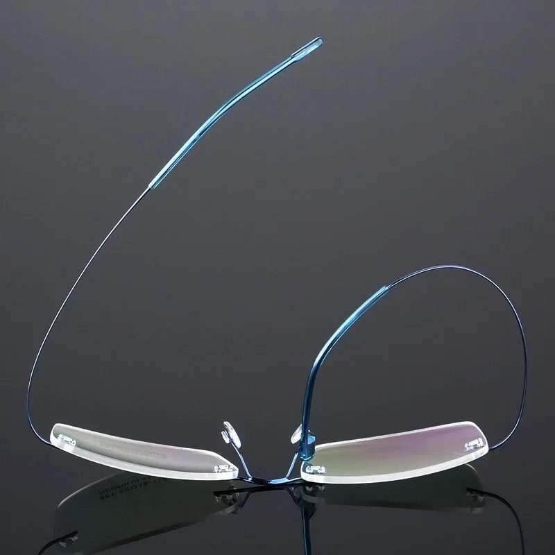 Mens Attire Ultra Light Titanium Eyeglasses for Women - Mens Attire