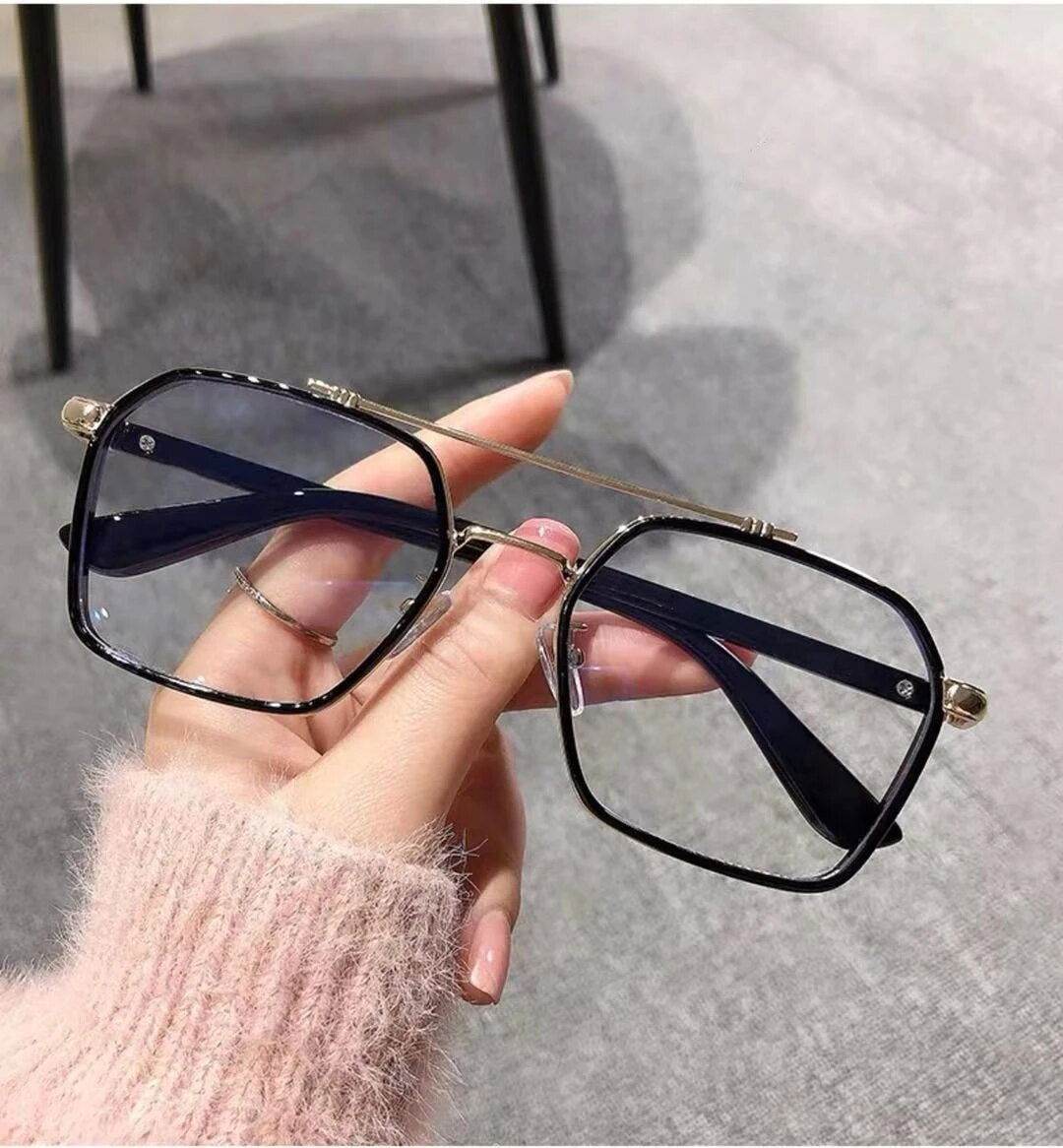 Mens Attire Unisex Blue Light Blocking Glasses Clear Frame - Mens Attire