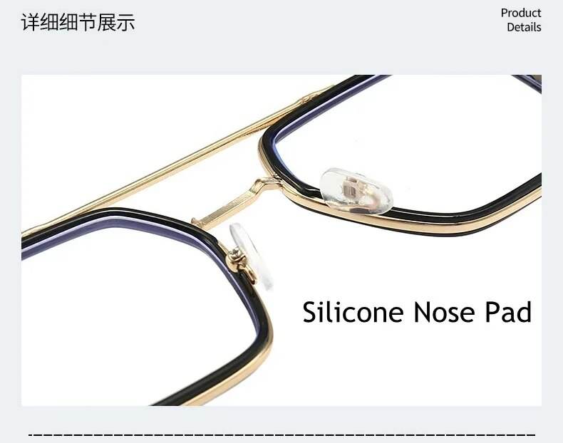 Mens Attire Unisex Blue Light Blocking Glasses Clear Frame - Mens Attire