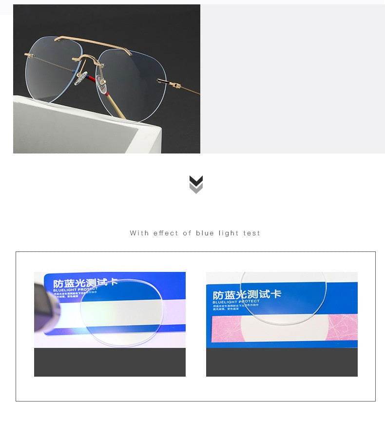 Mens Attire Pilot Lightweight Prescription Glasses - Mens Attire