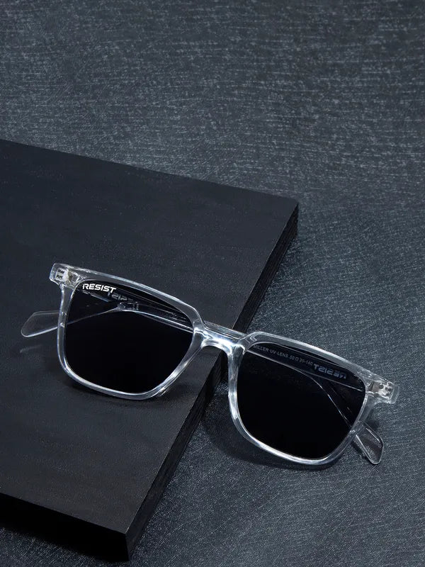 UV Protected White & Black UV protected sunglasses