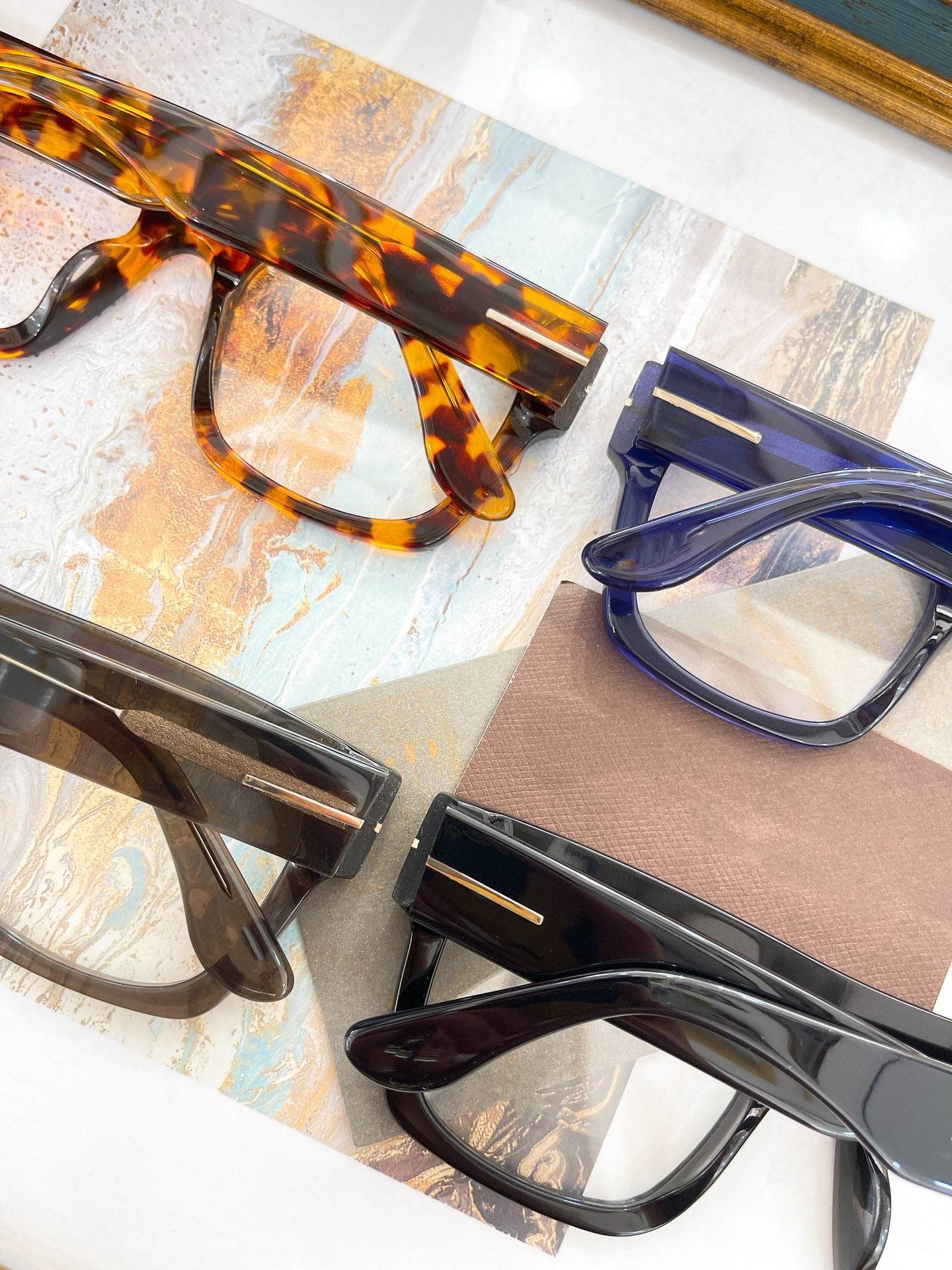 Wide Big Frames Eyeglasses - Mens Attire